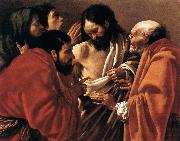 TERBRUGGHEN, Hendrick The Incredulity of Saint Thomas a china oil painting reproduction